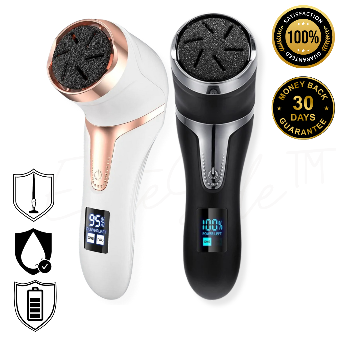 EliteSole™- Rechargable Electric Callus Remover with Vacuum & LCD Display - EliteHaus