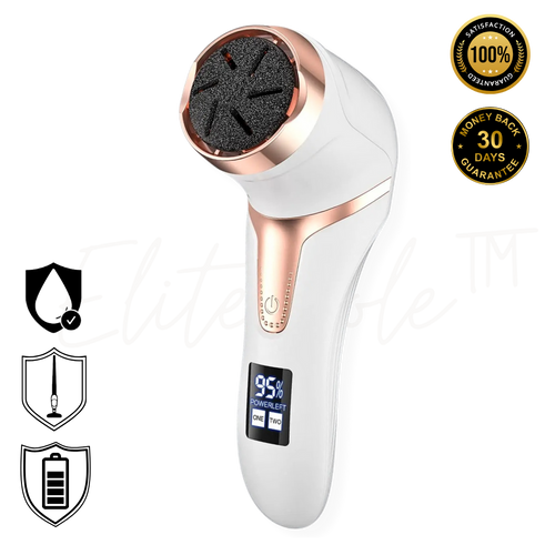 EliteSole™- Rechargable Electric Callus Remover with Vacuum & LCD Display - EliteHaus