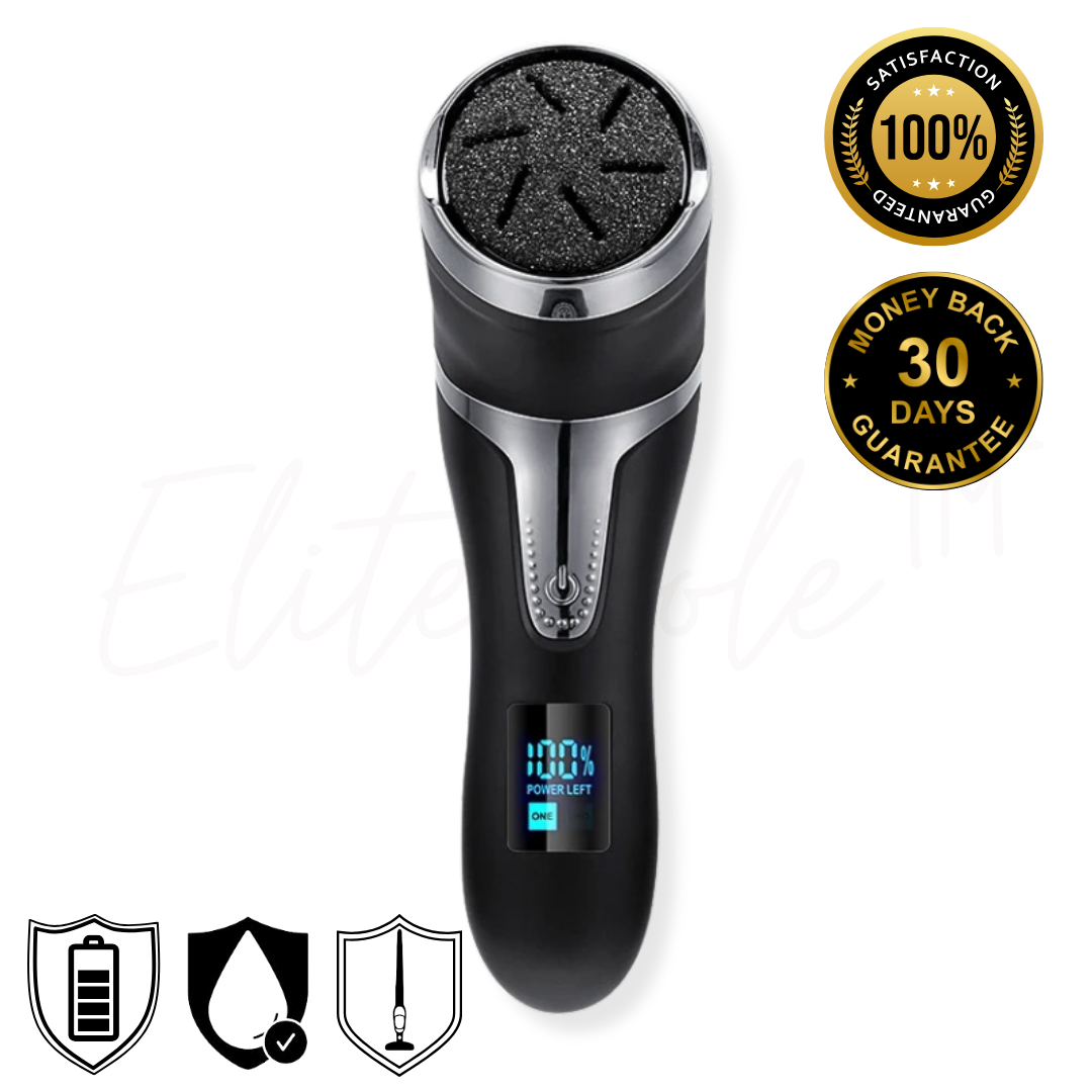 EliteSole™- Rechargable Electric Callus Remover with Vacuum & LCD Display - EliteHaus