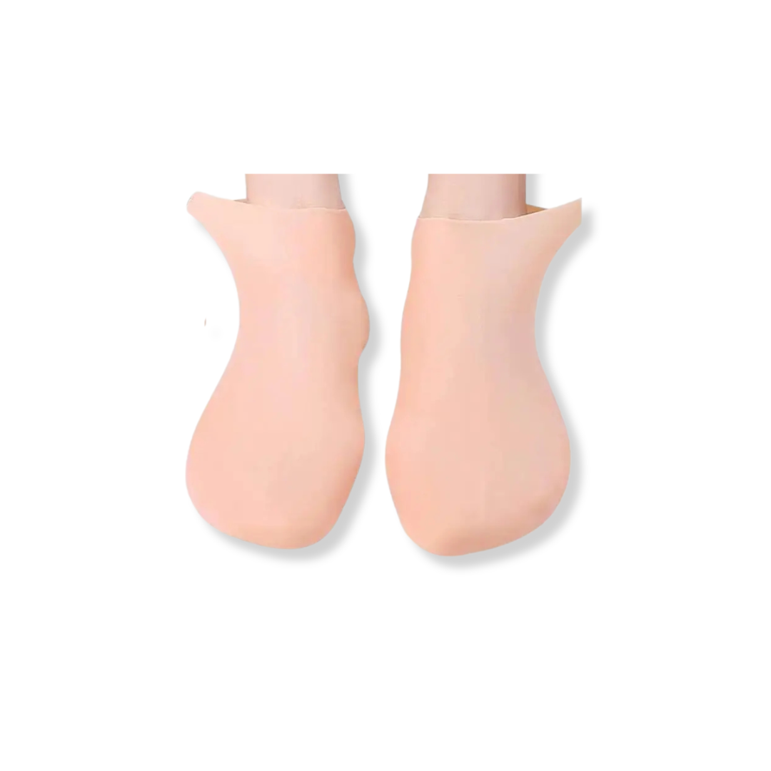 SilkySoles™ Moisturizing Silicone Gel Socks - EliteHaus